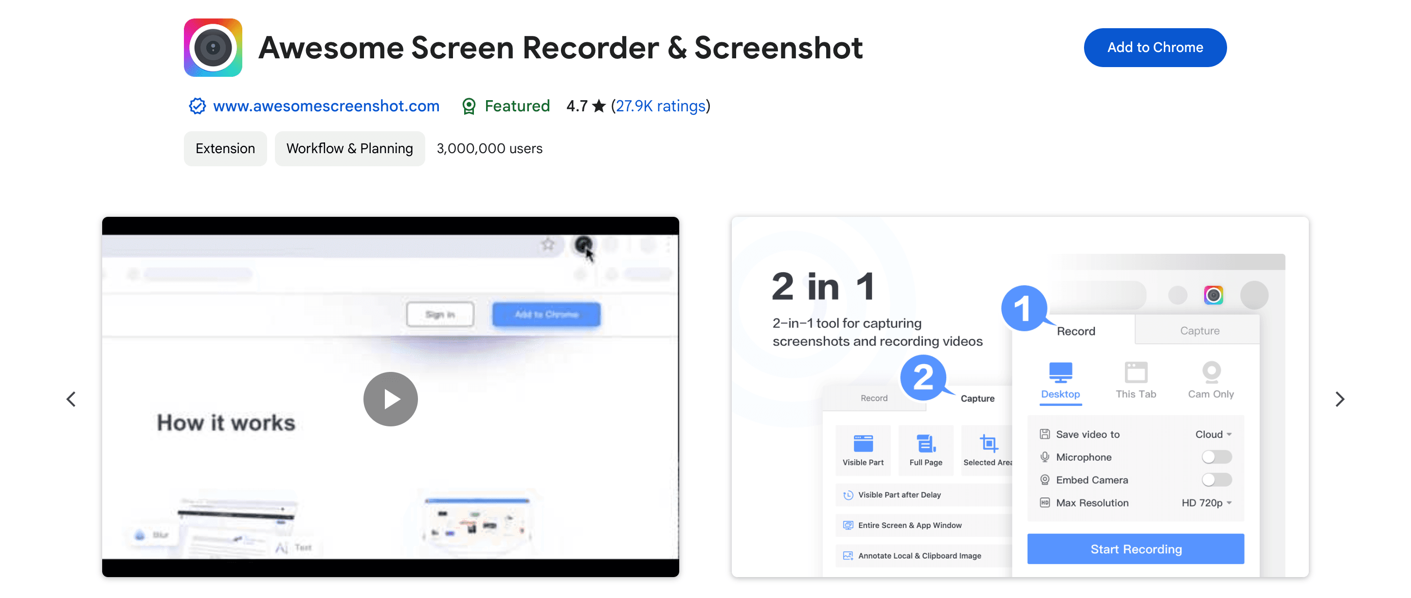 Awesome Screen Recorder & Screenshot