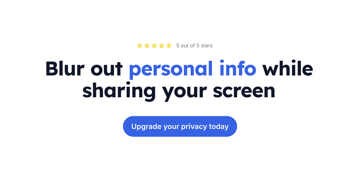Safe Screen Share